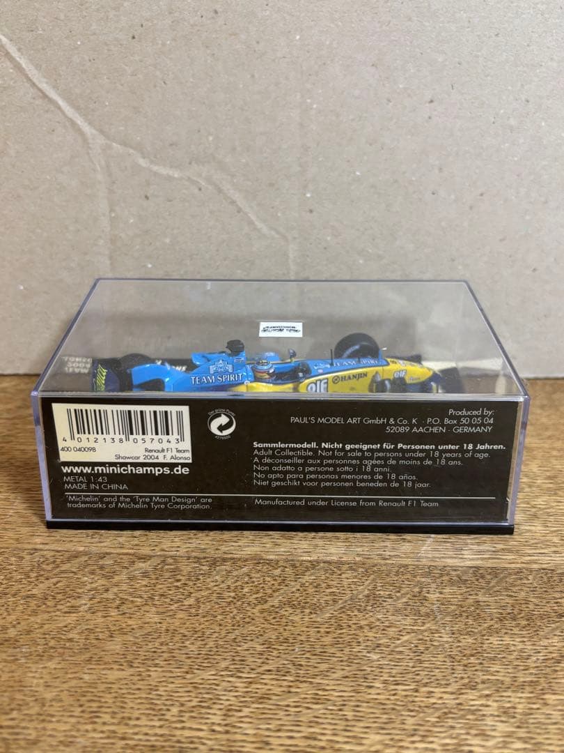 1/43 Renault F1 2004 Alonso 限定モデル2304台限定