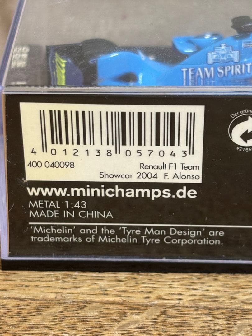 1/43 Renault F1 2004 Alonso 限定モデル2304台限定