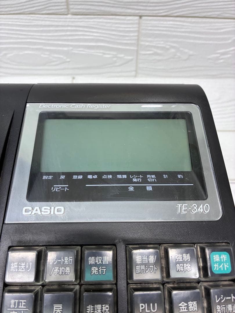 CASIO レジスター TE-340/ NL-300 動作確認済 取扱説明書付