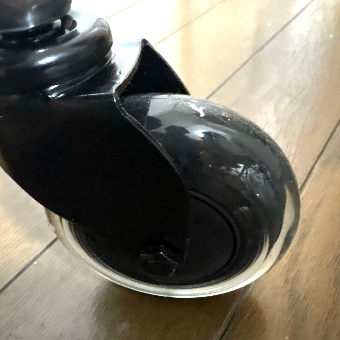 古物販売K・A　座面が傾く　スプリング入り　リングレバー　回転スツール