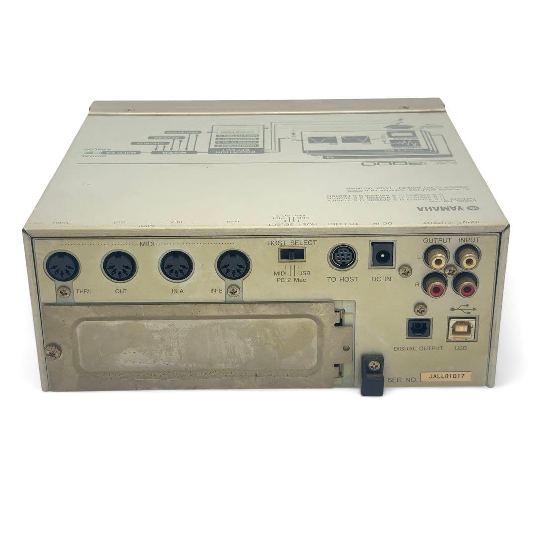 希少品】 YAMAHA ヤマハ MU2000 音源モジュール 取説付属の通販はau