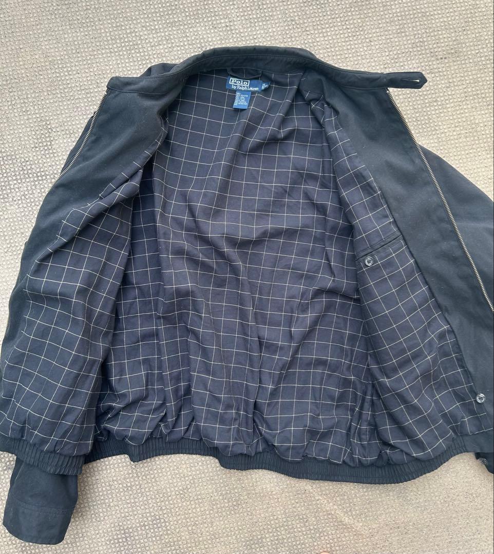 ラルフローレン　スウィングトップ　ジャケット　黒　ハリントンジャケット