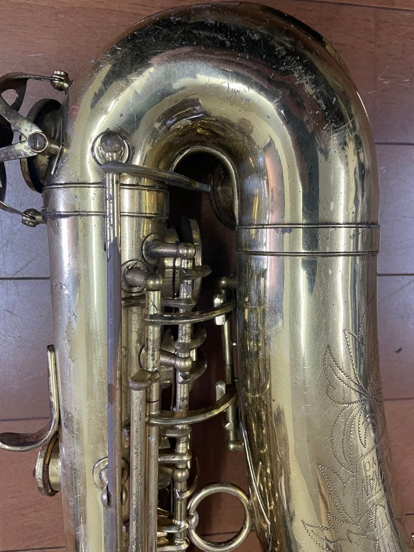 ②Nikkan アルトサックス　楽器　ゴールド