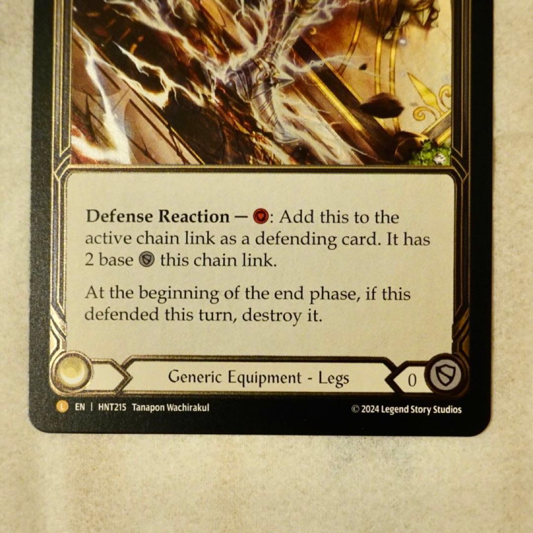 【FaB】Quickdodge Flexors 屈性回避 cold foil