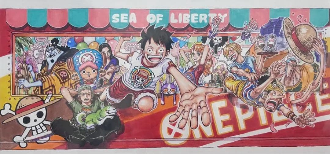 ONE PIECE 額装高精細複製原画