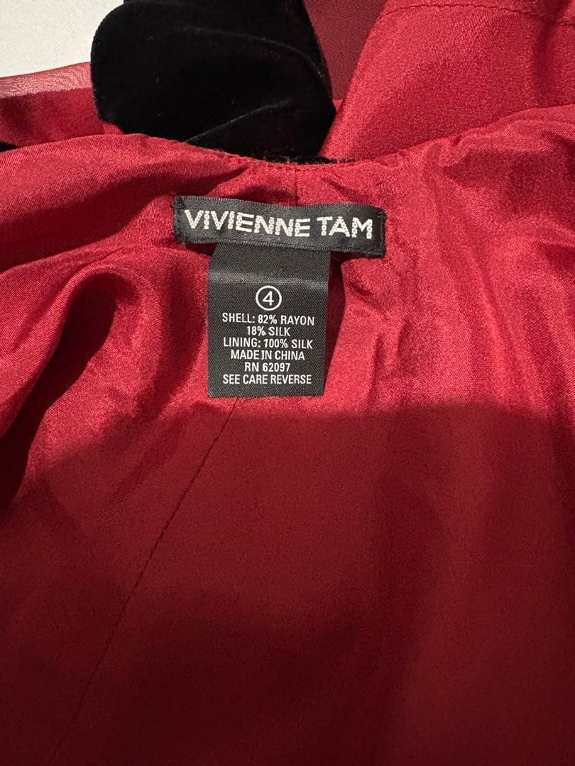 Vivienne Tamデザイン90年代ビンテージシルクトップス[希少]