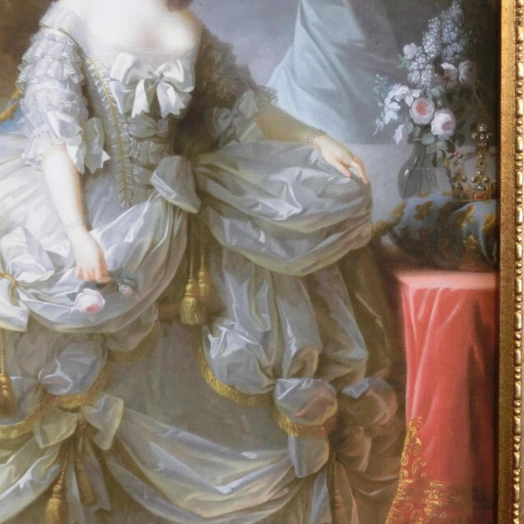 ロココ調 アンティークフレーム マリーアントワネット 額絵 378 アート用品