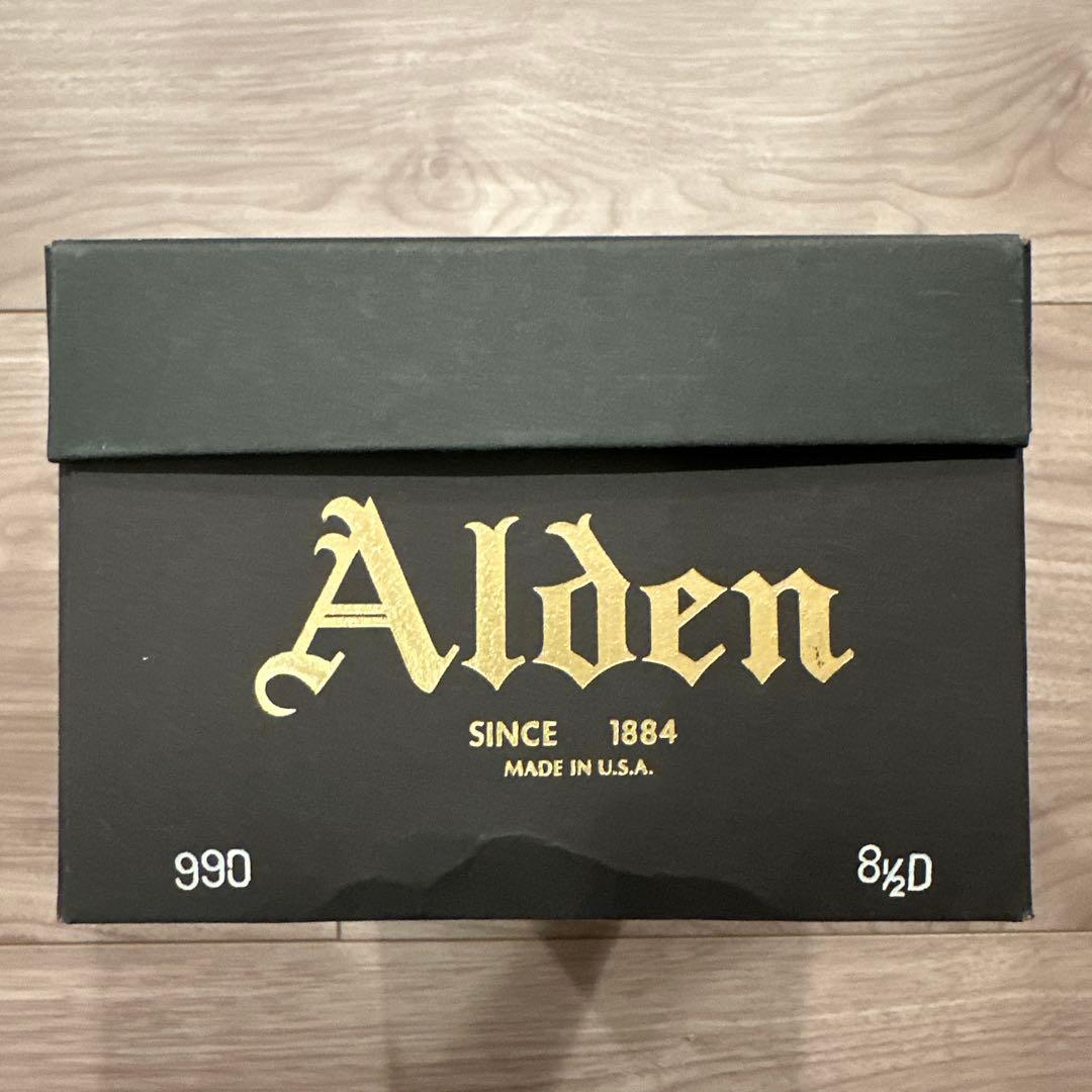 Alden オールデン 990 コードバン #8 バーガンディ 8.5D