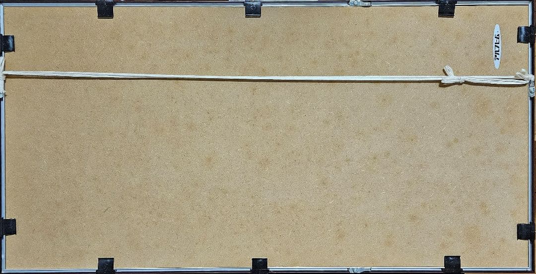 【時代古作品❗】日本画家筆　色絵具　肉筆　布袋に太鼓笛吹唐子の図　歌詠み　額装