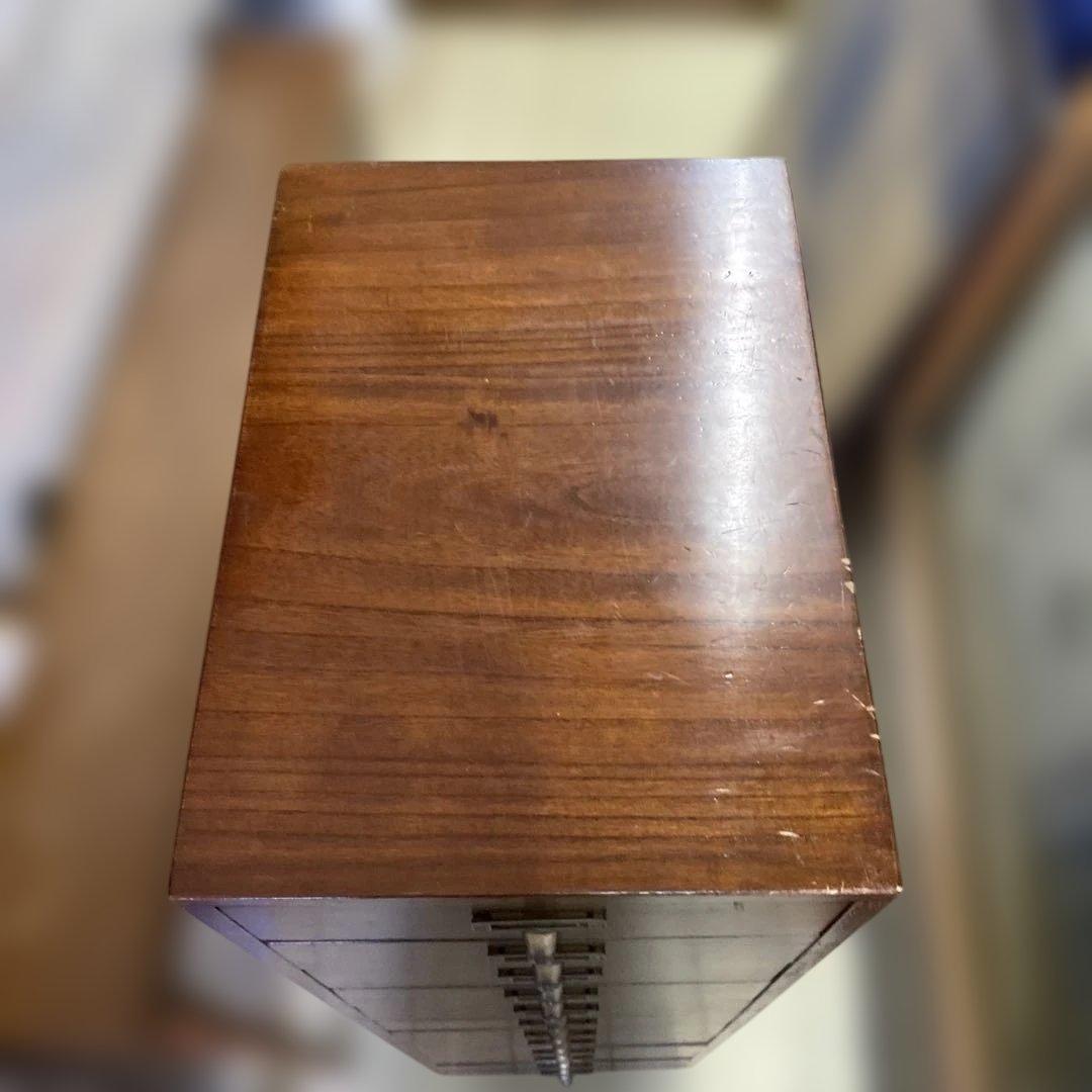 木製 書類棚 箪笥 タンス レトロ コロ付き G7821