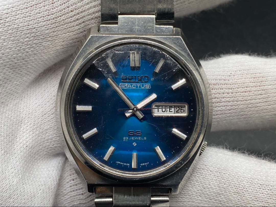 ★SEIKO 自動巻き 腕時計 アクタス 6106-8690