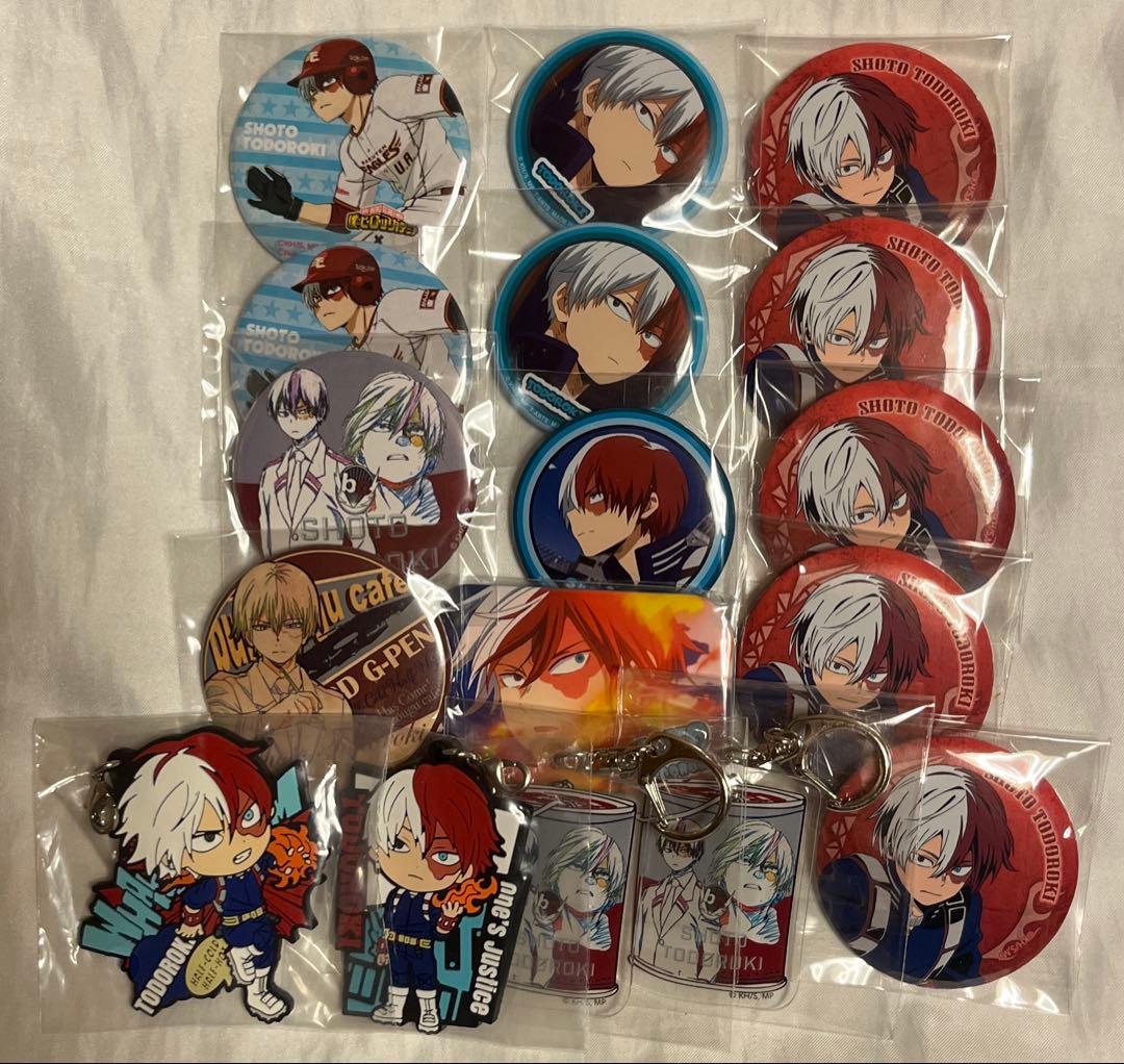轟焦凍 缶バッジ キーホルダー まとめ売り - メルカリ