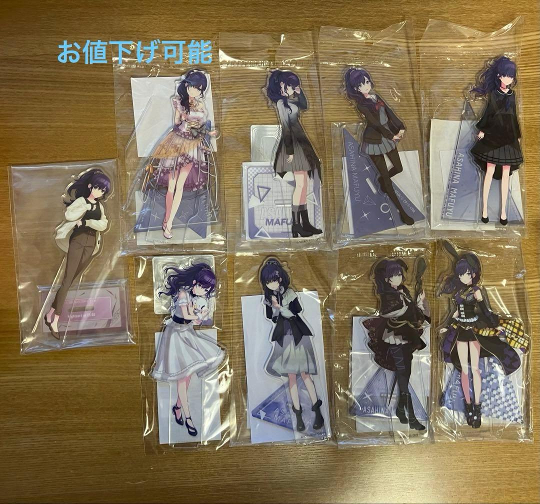 オリジナルキャラクター アクリルスタンド 9個セット Z/X-Zillions of enemy X-」のキャラクターたちがデジタルアクリル