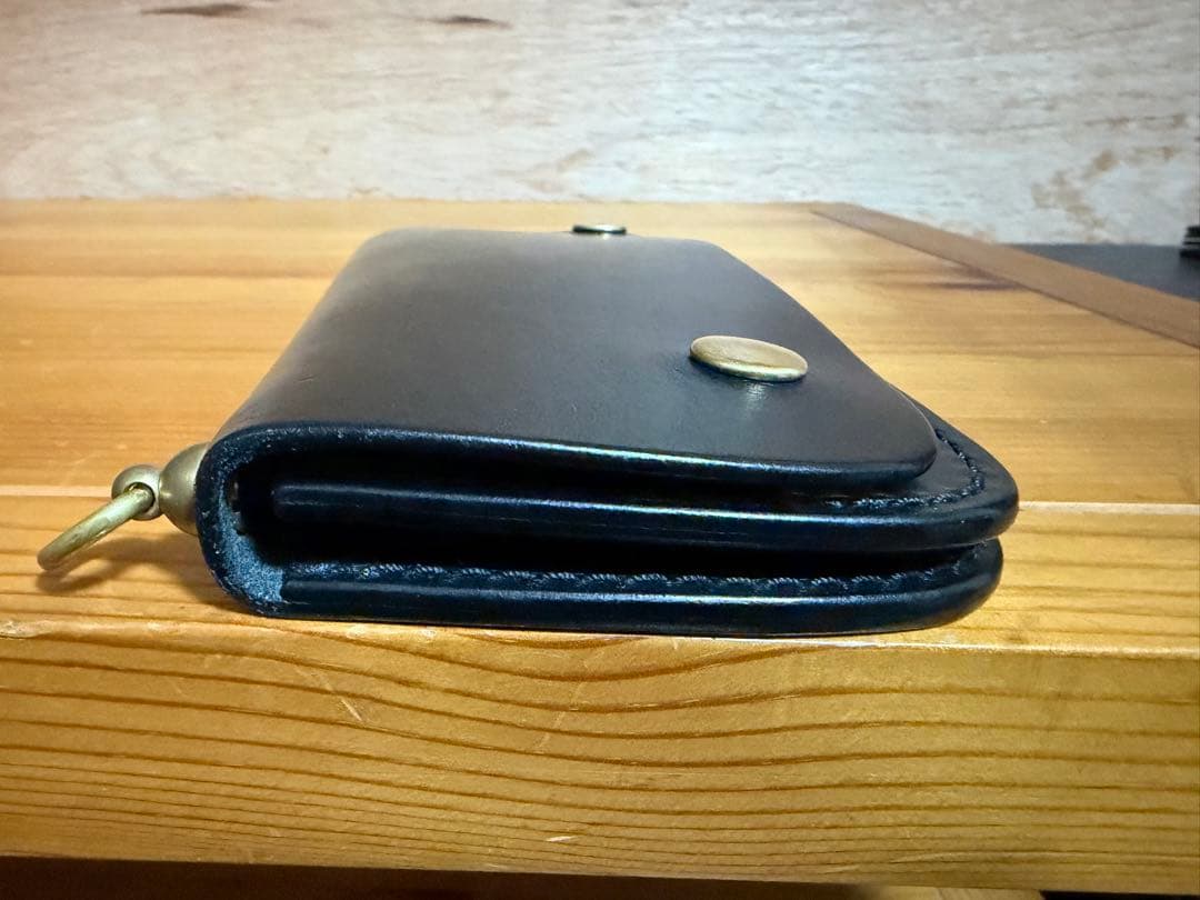 god fish 手縫い　トラッカーウォレット　革蛸　亀太郎　ブッテーロ