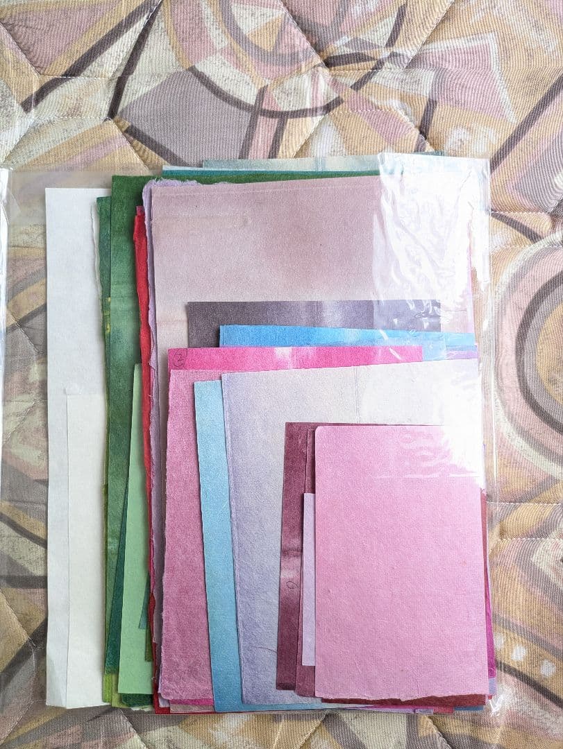 ★しゅんこう ちぎり絵製作キット(白い花車) 特大色紙１セット