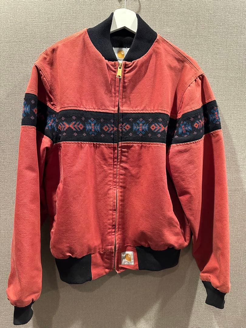 90s Carhartt 激レアネイティブ柄ダックジャケット