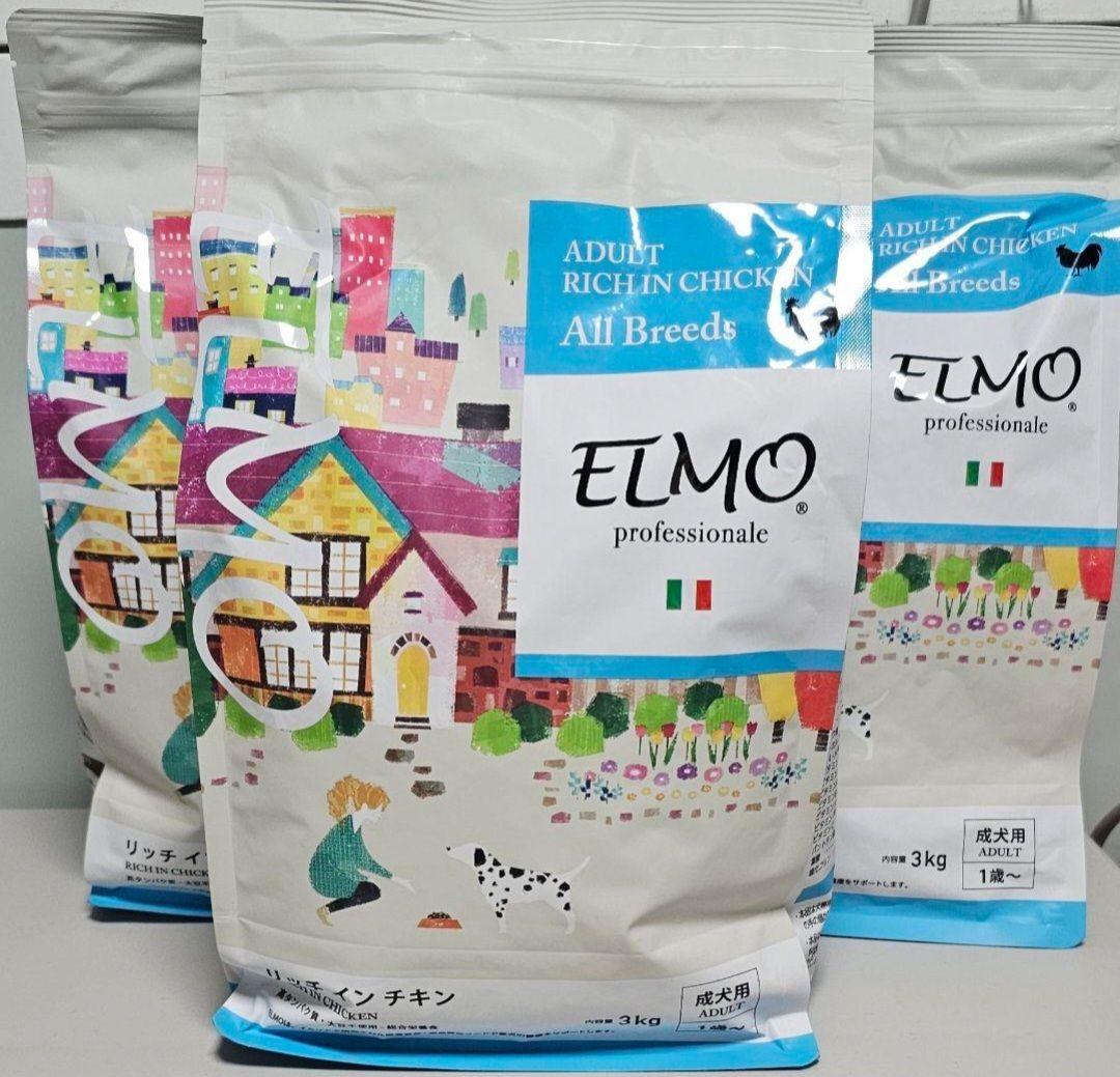 ELMO ドライフード リッチインチキン 3kg×3袋 合計9kg
