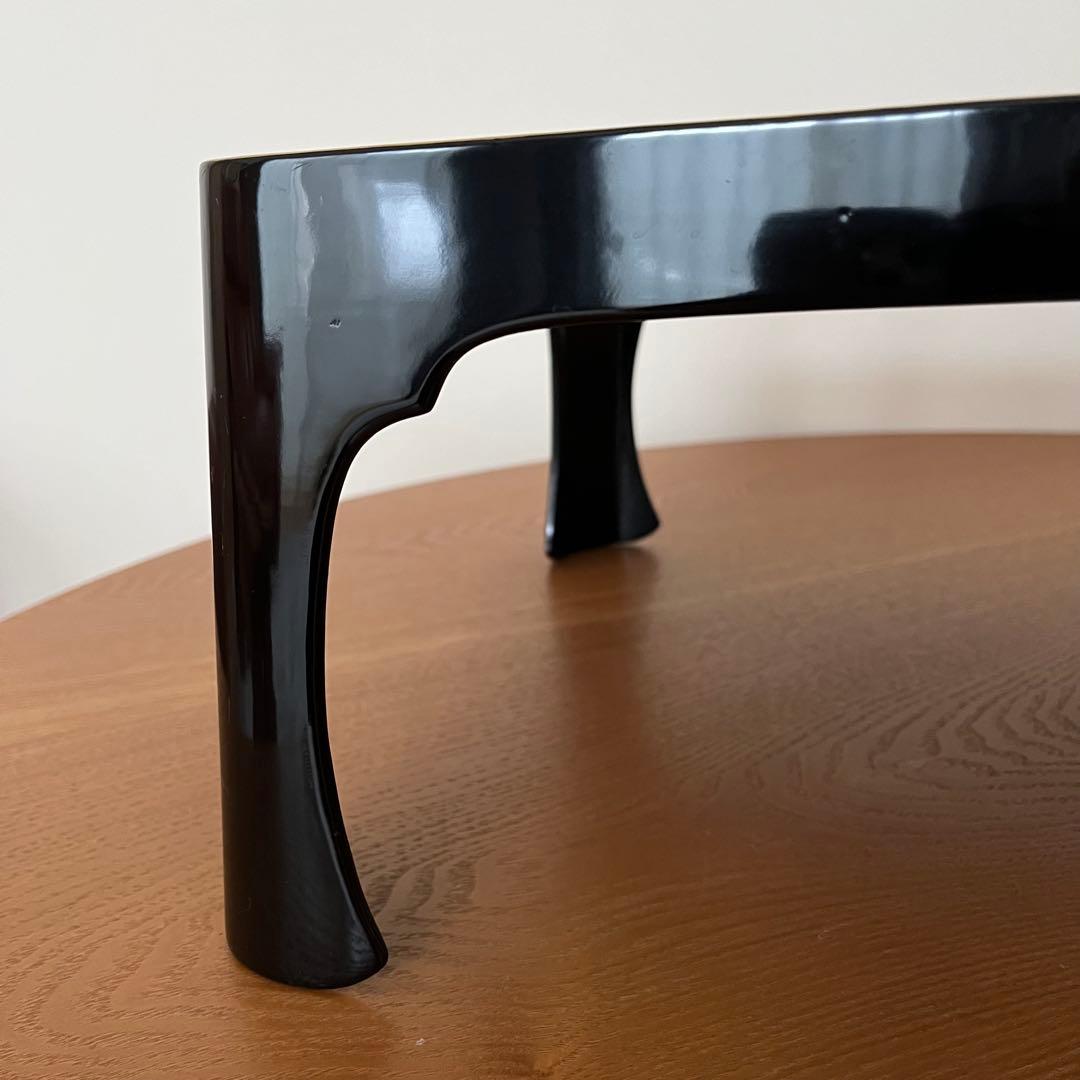 時代物】 輪島塗 黒漆 お膳 脚付膳 花台 懐石膳 1客 - メルカリ