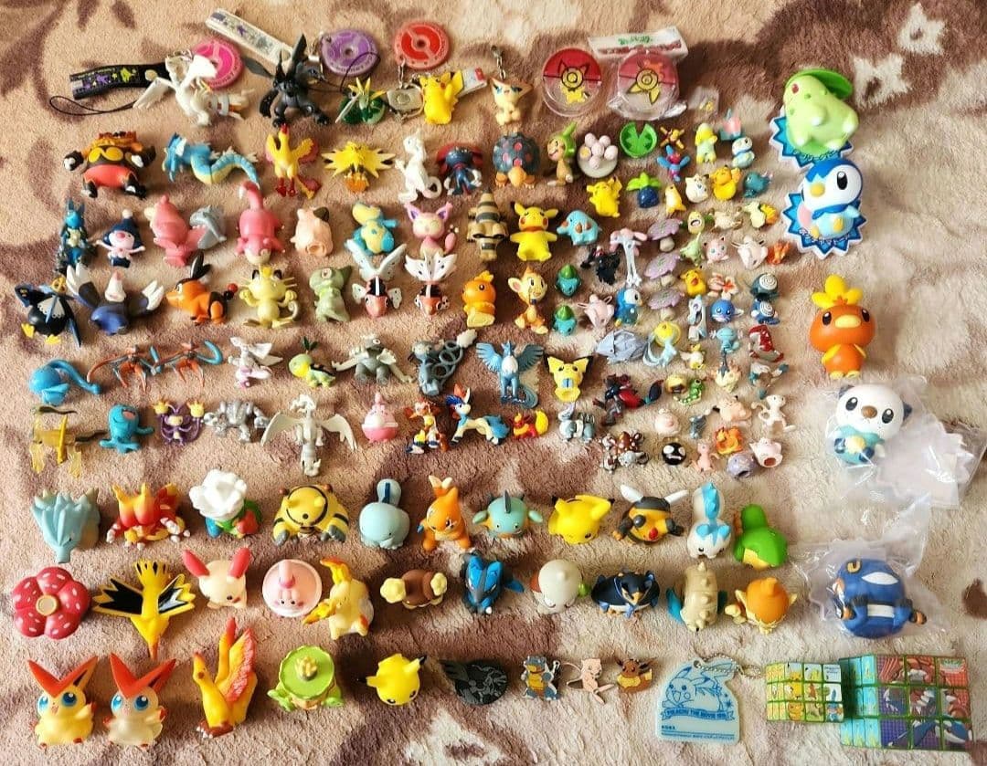 d*3様 ポケモン 指人形 フィギュア モンコレ 一番くじ まとめ売り 100体