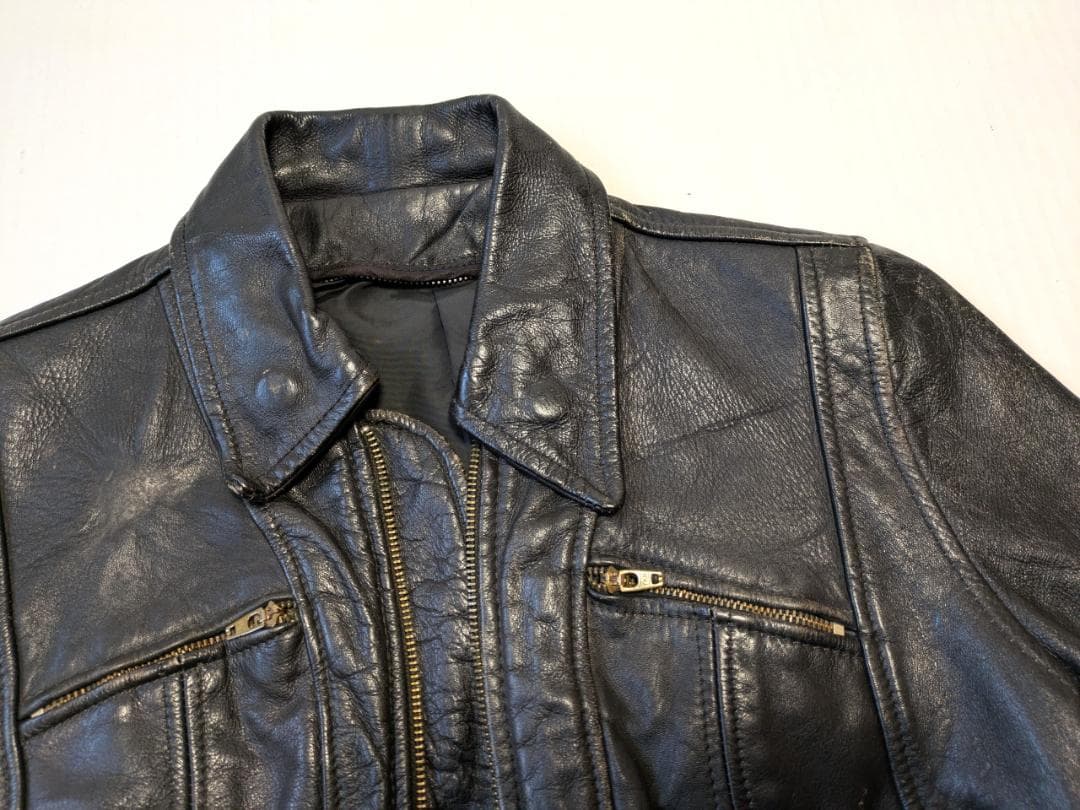 USA製 トミー ゲレロ着 Lesco レスコ レザージャケット ライダース