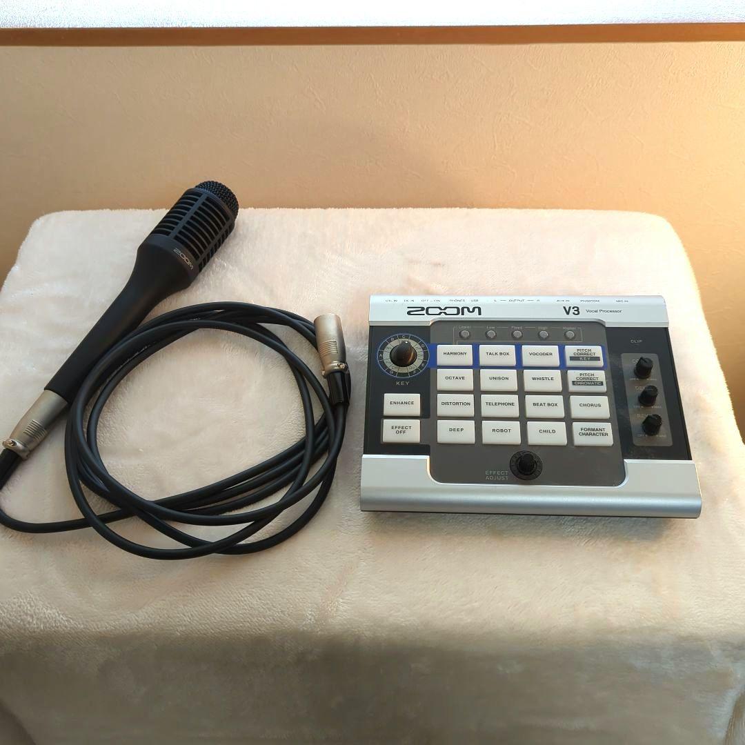 ZOOM V3 + 専用ACアダプタ Zoom V3 ボーカルエフェクター【◎別売りの