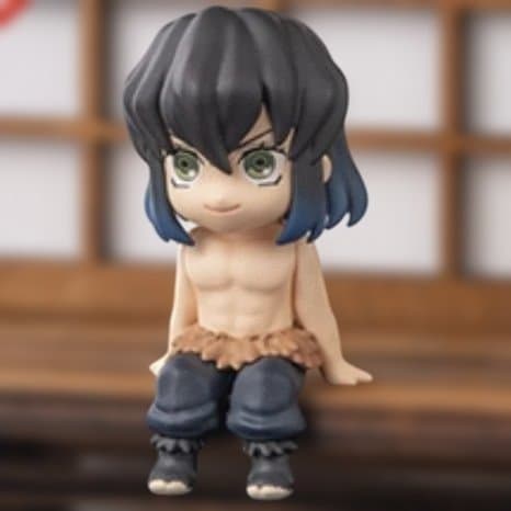 座る 鬼滅の刃 25体セット 嘴平伊之助（素顔）付 フィギュア