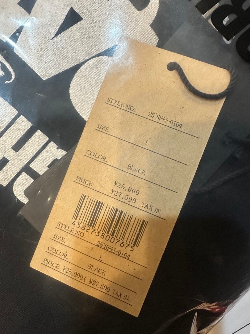 NEIGHBORHOOD. RATS ブラックパーカー　新品未使用品Lサイズ