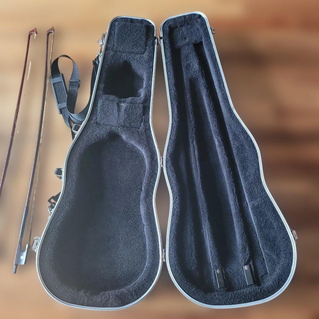 バイオリン3/4本体 木製 弓2本付き