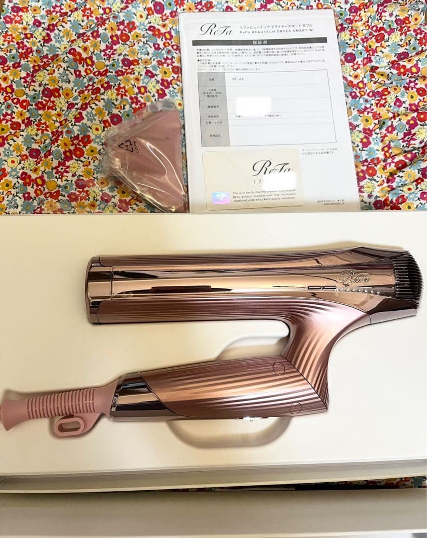 【新品未使用】ReFa ビューテックドライヤースマートダブル ピンク