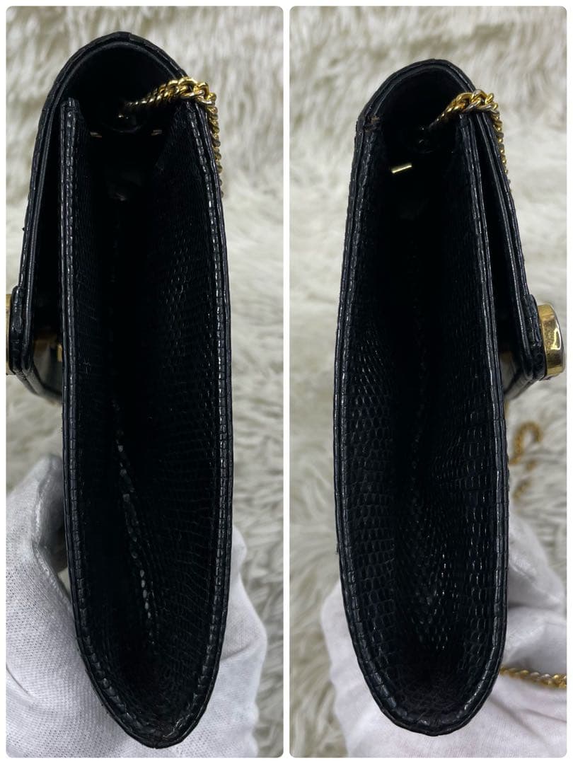 希少品‼️GUCCI ショルダーバッグ　ゴールドチェーン　ヴィンテージ　GG金具