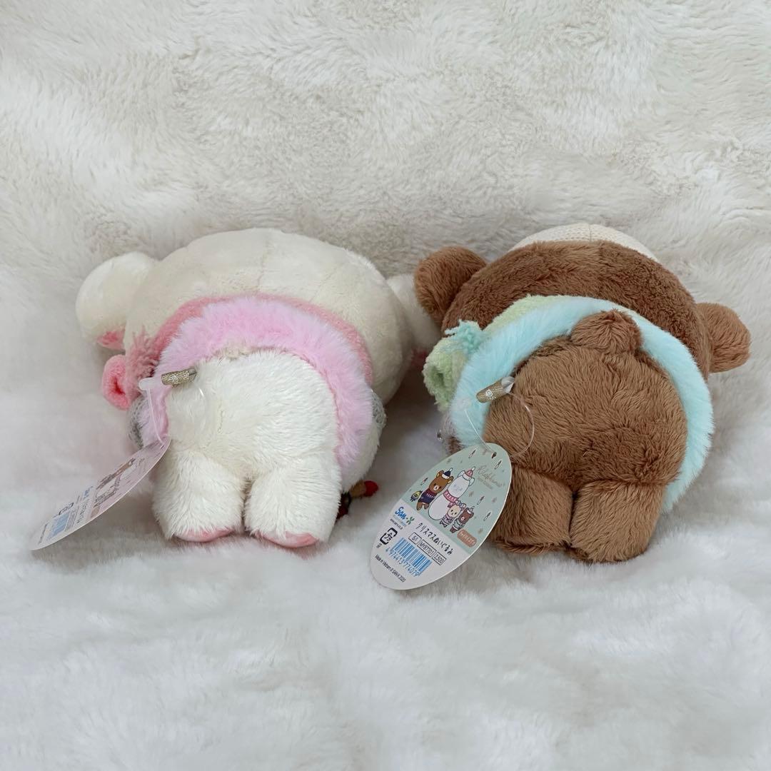 コリラックマ&チャイロイコグマ　クリスマスぬいぐるみ2020