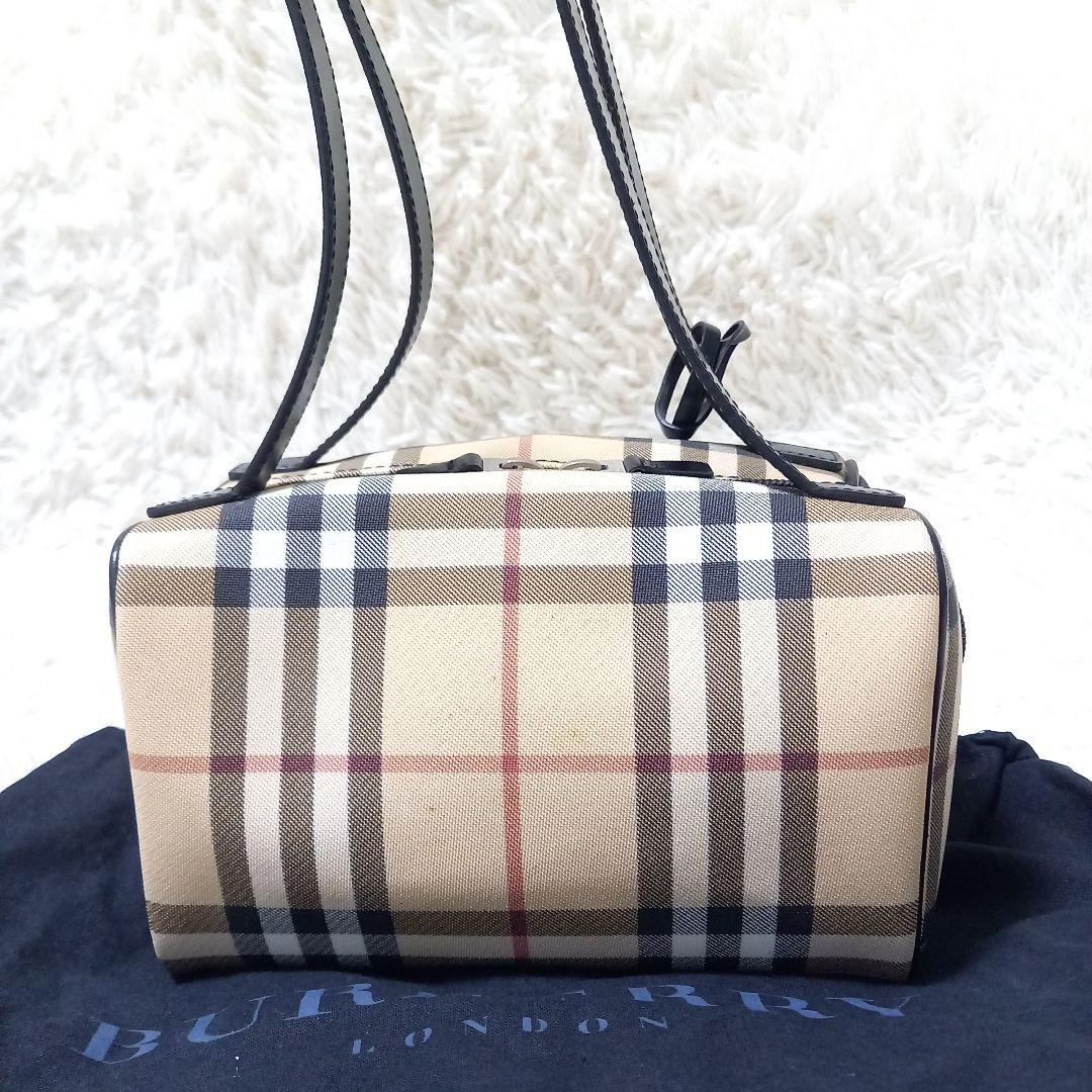 ●良品●　BURBERRY　ノバチェック　ハンドバッグ　ミニ　トート　保存袋付き