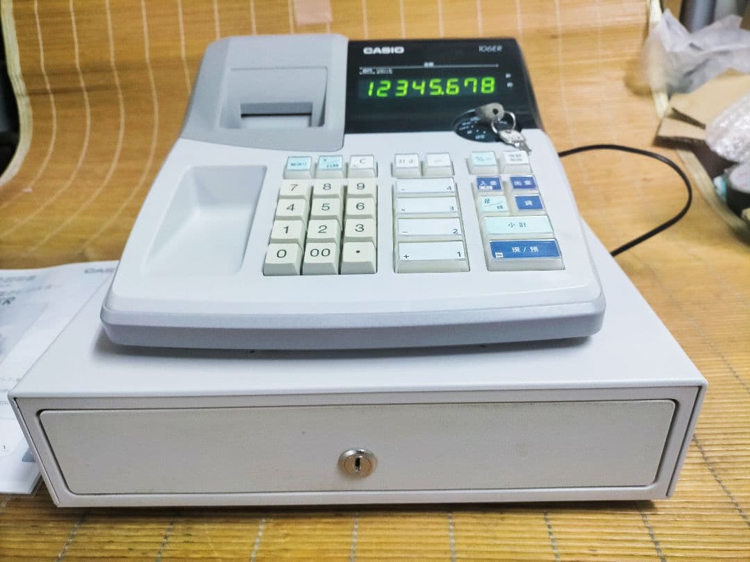 カシオレジスター106ER簡単便利特殊送料込365872