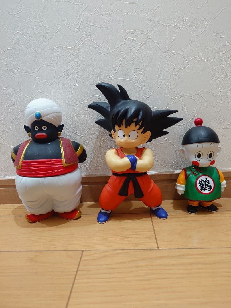 ドラゴンボール チャオズ 孫悟空 ミスターポポ ソフビ フィギュア 中古