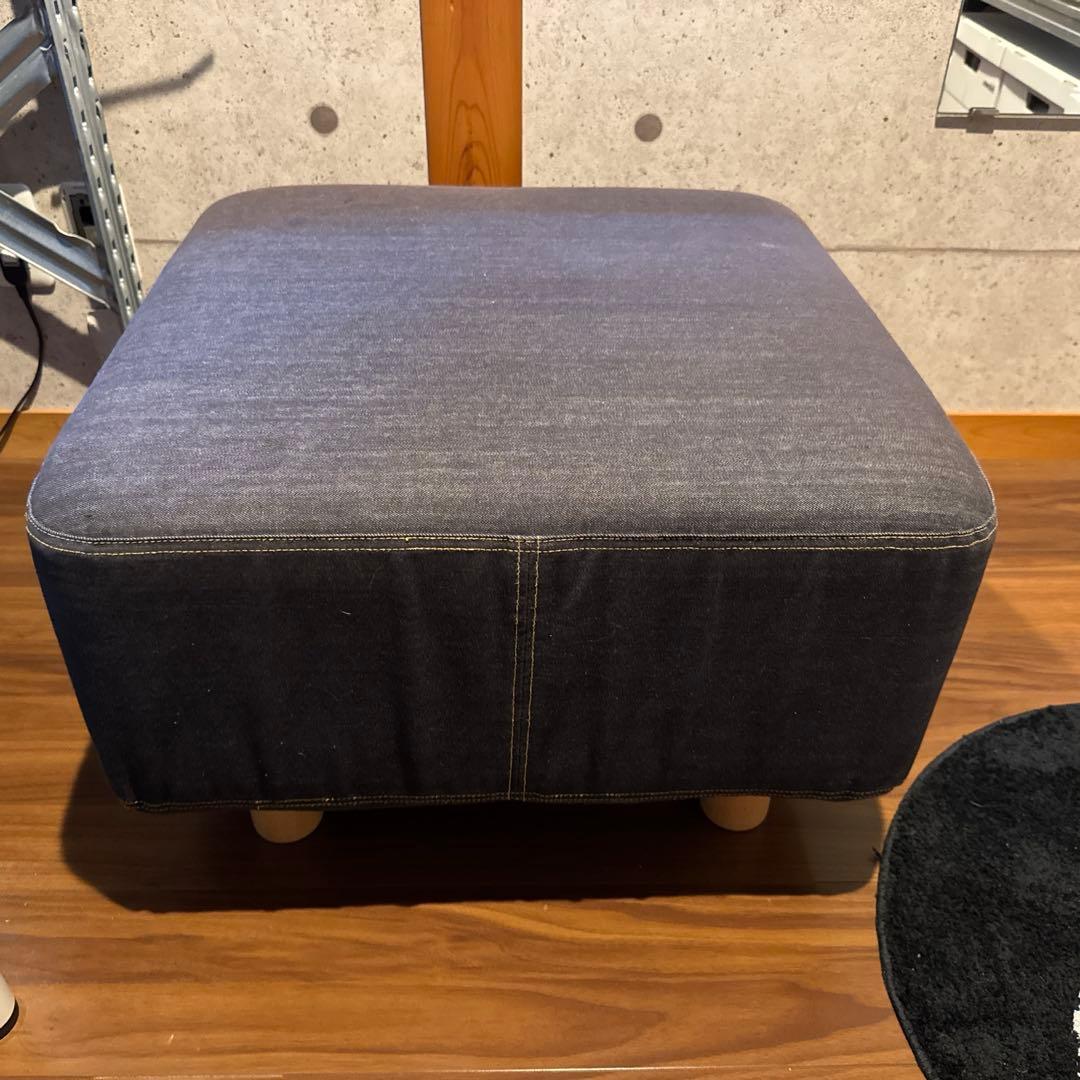 MUJI 無印良品 オットマン スツール リビング ソファ