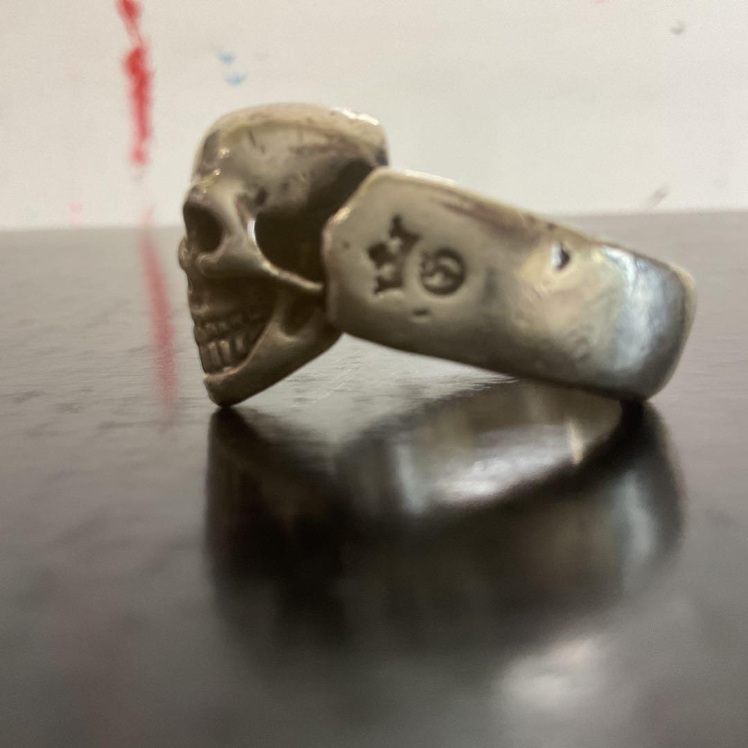 ガボール　スカルシルバーリング