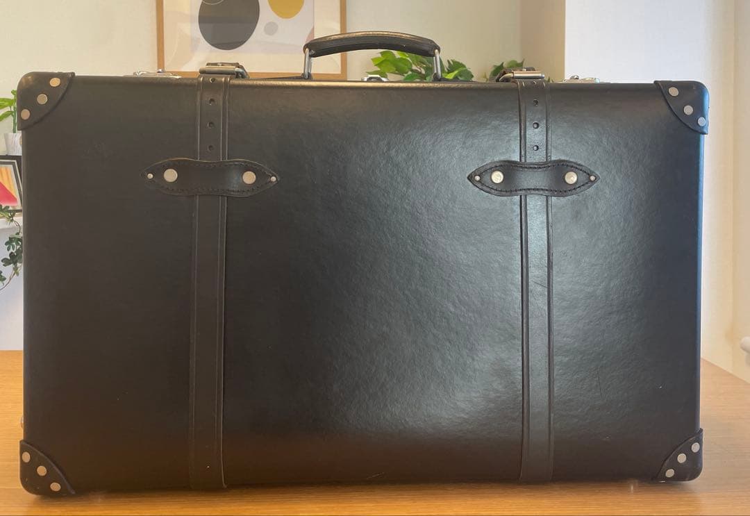 グローブトロッター黒レザーキャリーケース 中型
