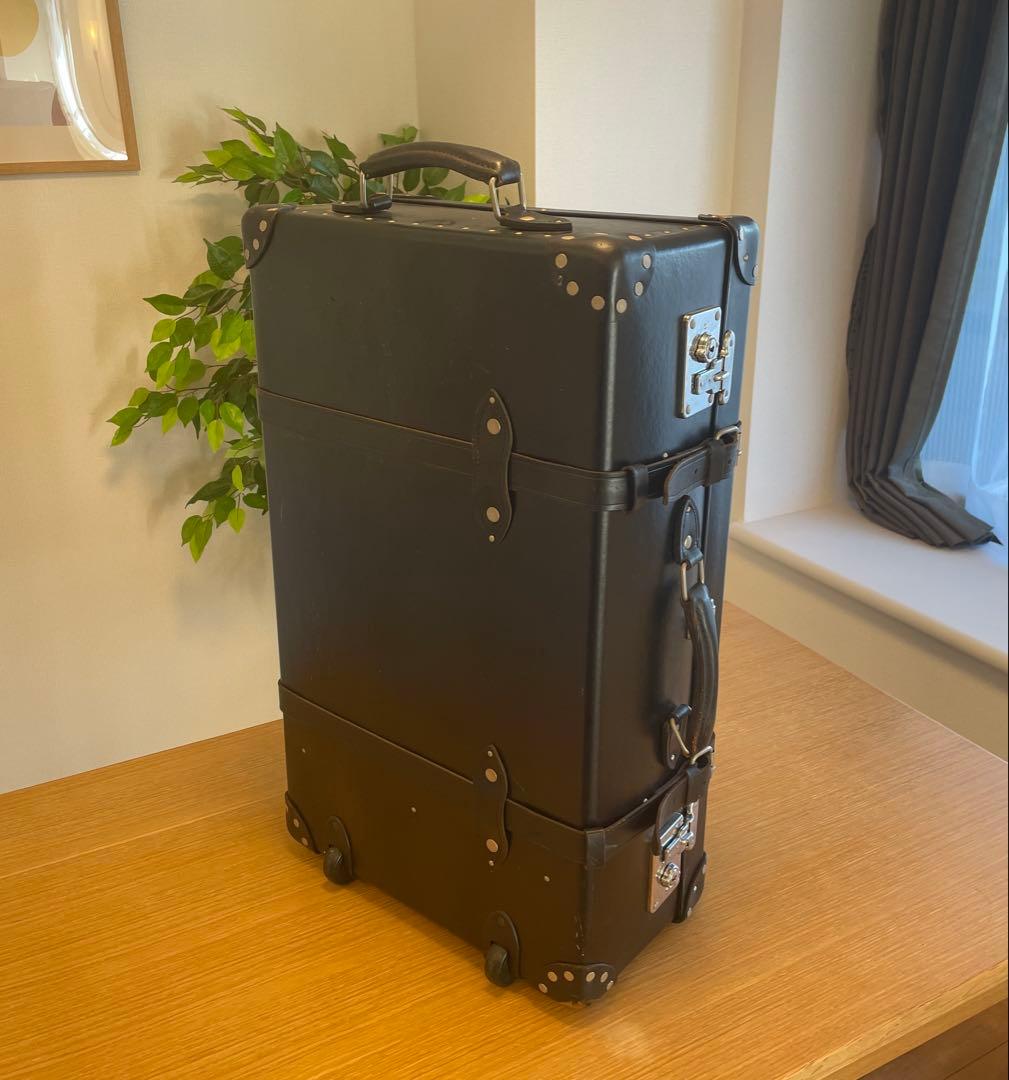 グローブトロッター黒レザーキャリーケース 中型