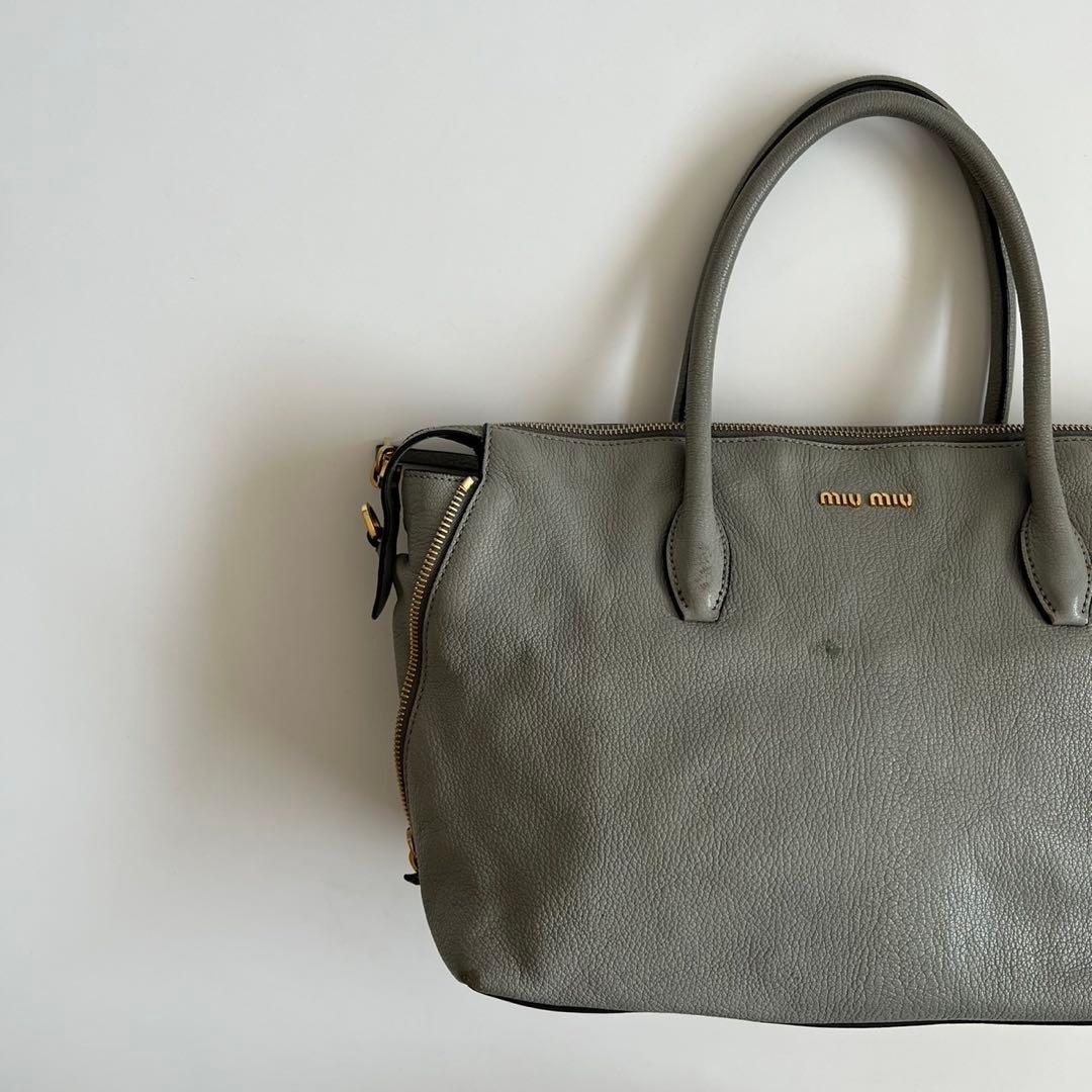 バッグ MIU MIU MADRAS 2WAY SHOULDER HAND BAG