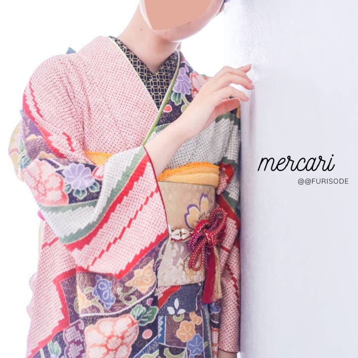 美品 新古典柄 金彩 金駒刺繍 流水 逸品 振袖 フルセット 振り袖