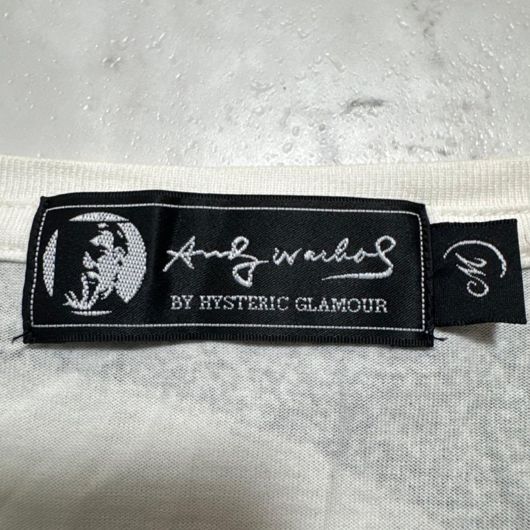 ヒステリックグラマー アンディ・ウォーホル スカル Tシャツ
