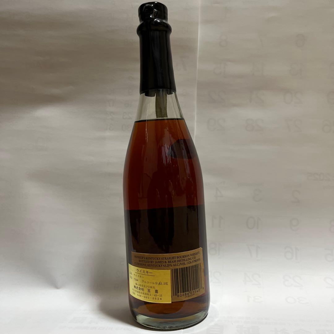 週末値下】未開栓 古酒 Booker´s Bourbon 1987年 年代物
