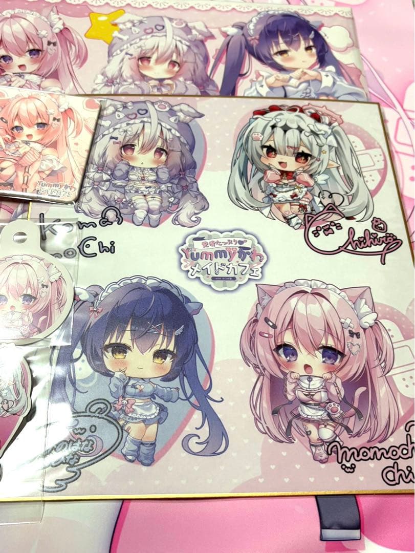 桃稚ちあ ももちあ教 B2タペストリー コースター アクリルスタンド カフェ