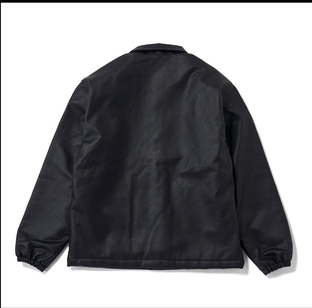 ジャケット・アウター ROLLER FAKE LEATHER COACH JACKET M