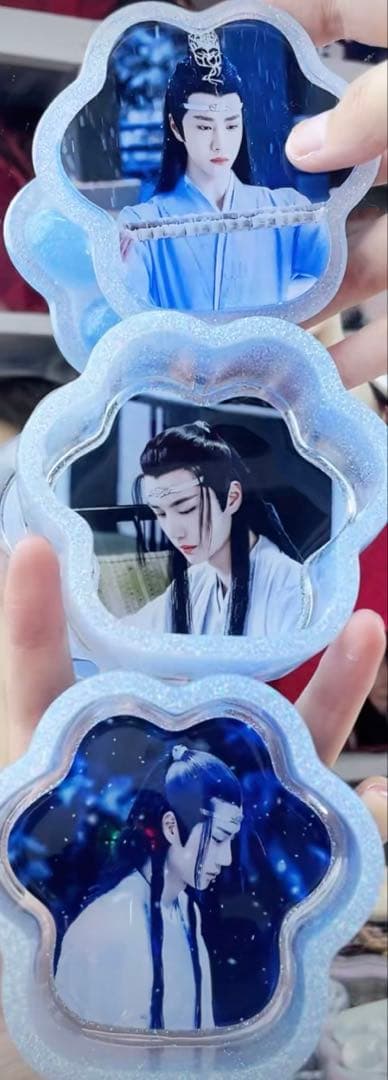 王一博 二層構造の猫の肉球レジン収納ボックス❣️6セット❣️確認用❣️0106