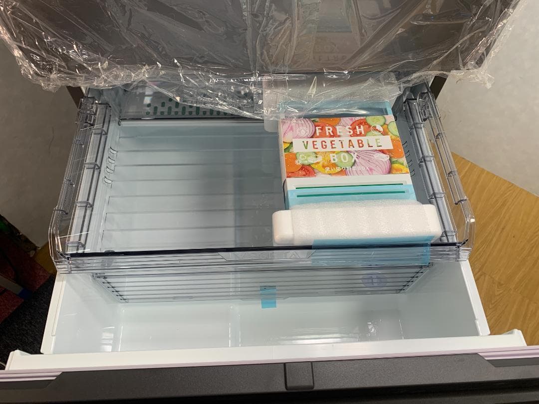 K♦048 東芝 5ドア 冷蔵庫 GR-V450GT-TH 未使用品 訳アリ品