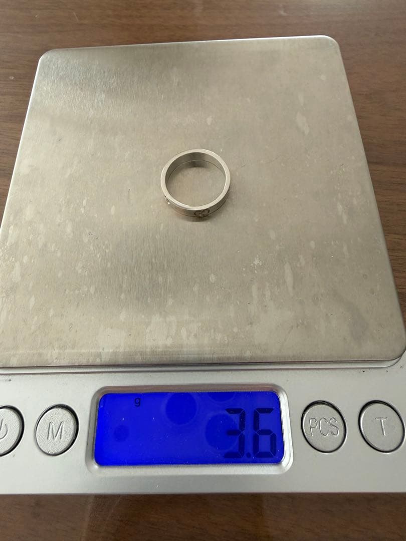 GUCCI ICONリング K18 ホワイトゴールド 10号