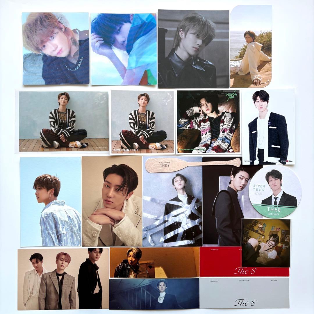 seventeen 缶バッジ ウォヌ ジュン ミンハオ トレカ セブチカフェ