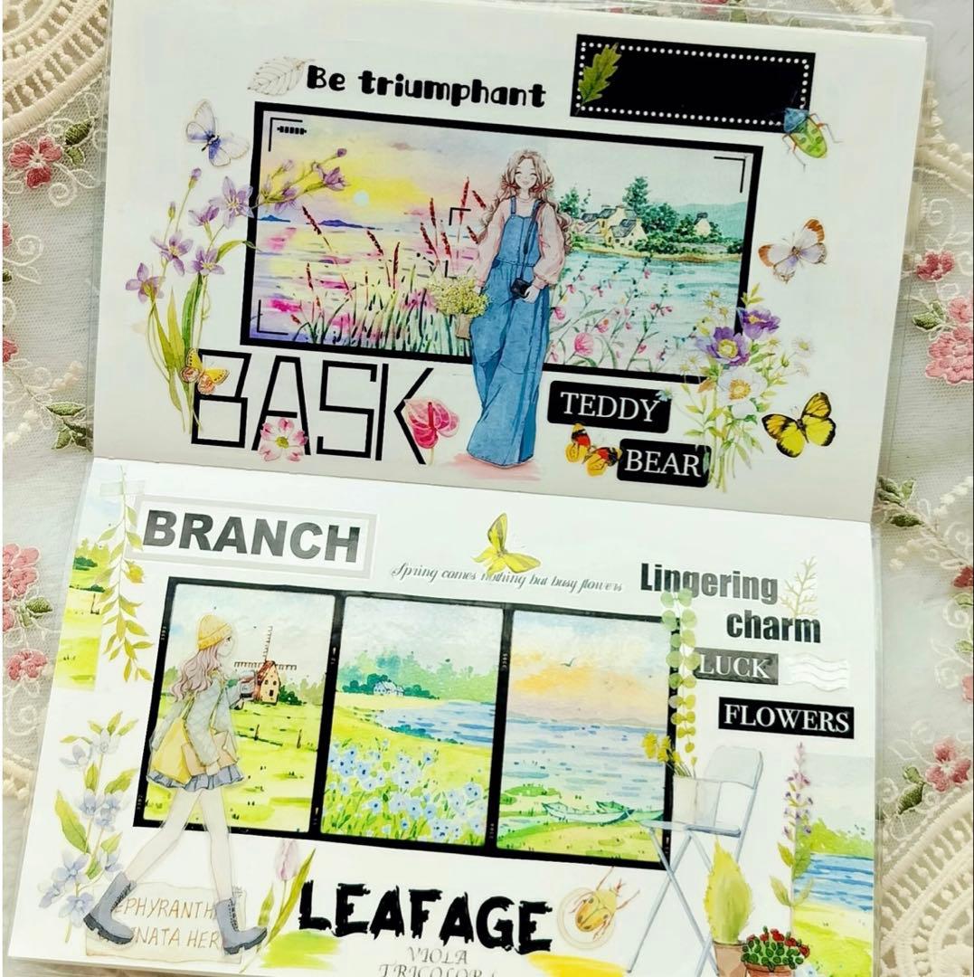 醒醒文创《初春物语》海外マスキングテープ　マステ 【2439】