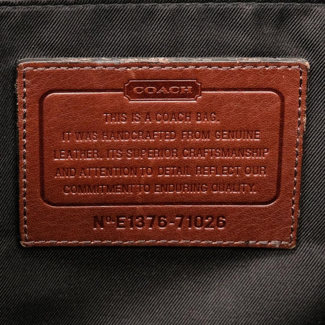 COACH レキシントン メトロポリタン ビジネスバッグ 2way ブラック 茶